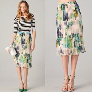 Jack by BB Dakota - Farfield Skirt Knife-Pleated Midi | Paint an Impression Flor
